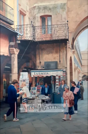 QUIOSCO EN PLAZA DEL CORRILLO DE SALAMANCA